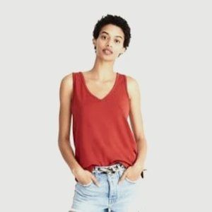 Madewell Tomboy V-Neck Tank XL NWT